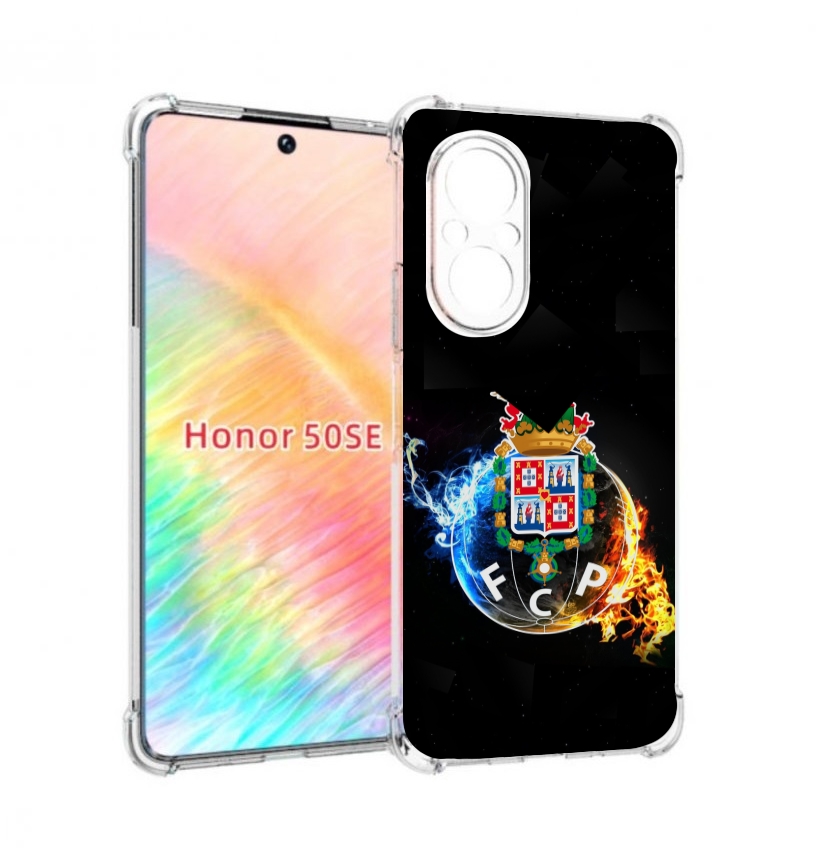 Чехол бампер MyPads фк порту для Honor 50 SE противоударный