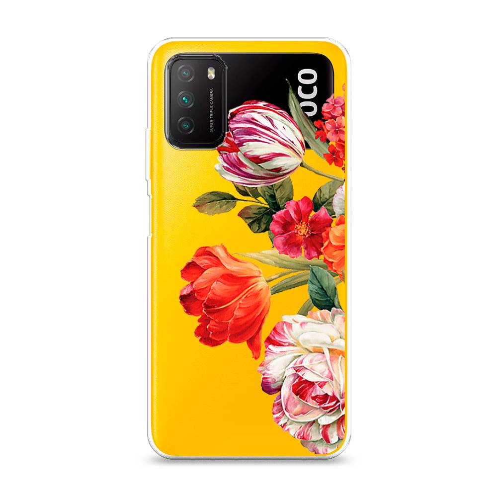 

Чехол Awog на Poco M3 "Весенний букет", Разноцветный, 39550-8