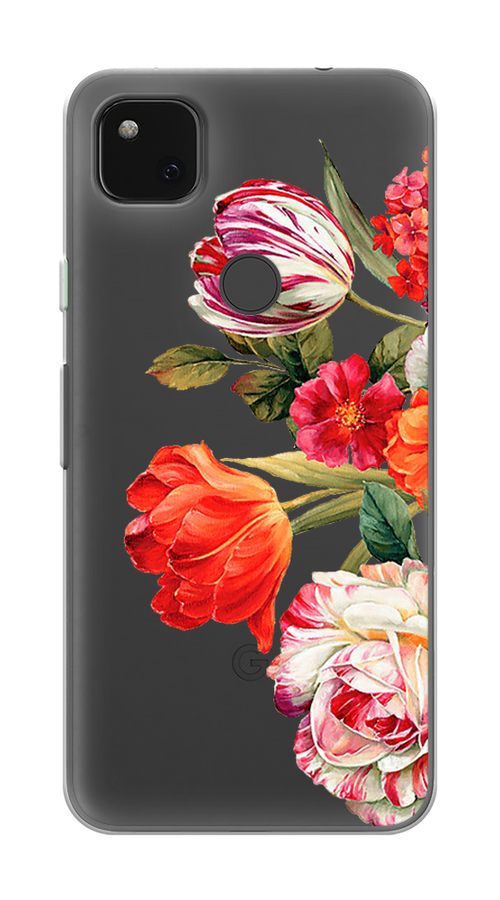 

Чехол Awog на Google Pixel 4A "Весенний букет", Разноцветный, 270650-8