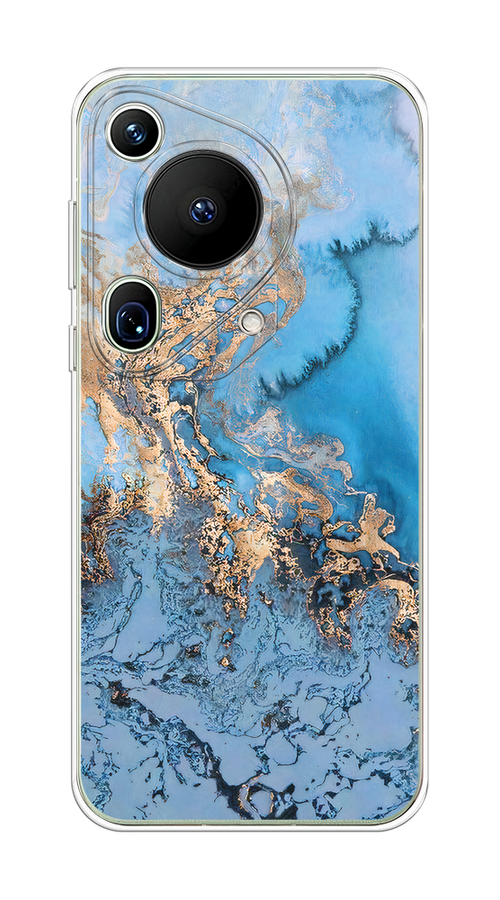 

Чехол Awog на Huawei Pura 70 Ultra "Морозная лавина синяя", Серебристый, 6124550-1