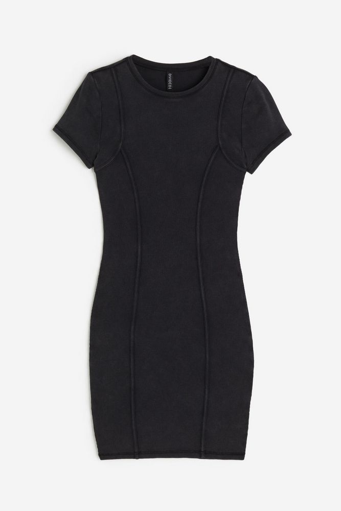 

Платье женское H&M 1222087 черное L, Черный, 1222087
