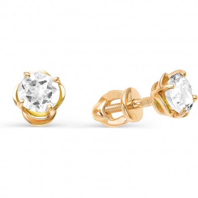 

Серьги из красного золота с 2 горным хрусталем Master Brilliant 05-1-015-5800-010, 05-1-015-5800-010