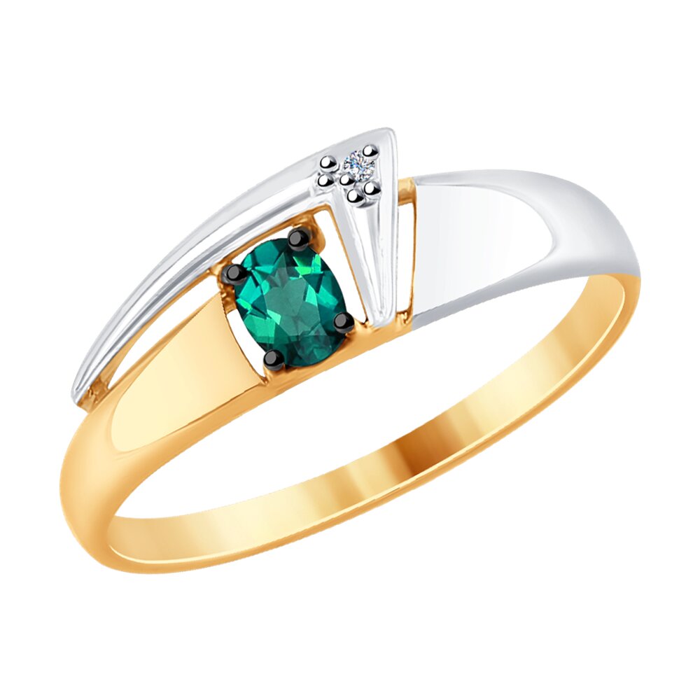 

Кольцо из красного золота с бриллиантом р. 18 SOKOLOV Diamonds 71-00153, 71-00153