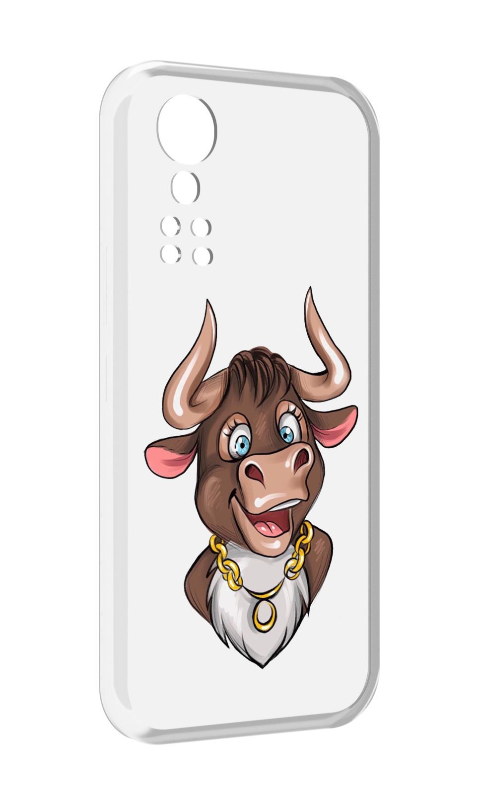 Чехол MyPads Бычок для ZTE Axon 30 5G / Axon 30S