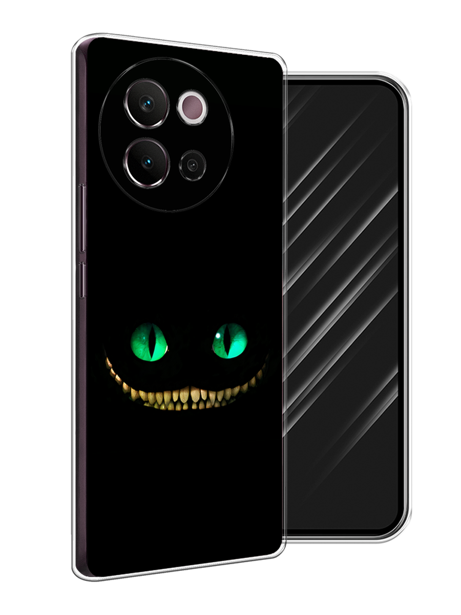 

Чехол Awog на Vivo V40 Lite 5G "Зеленоглазый чеширский кот", Черный, 2611550-1