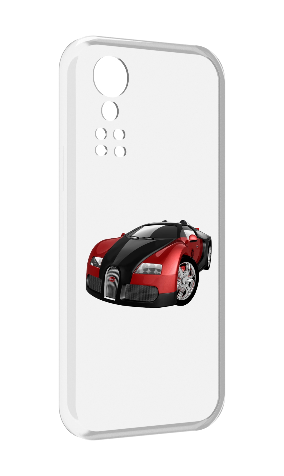 

Чехол MyPads Бука мужской для ZTE Axon 30 5G / Axon 30S, Прозрачный, Tocco