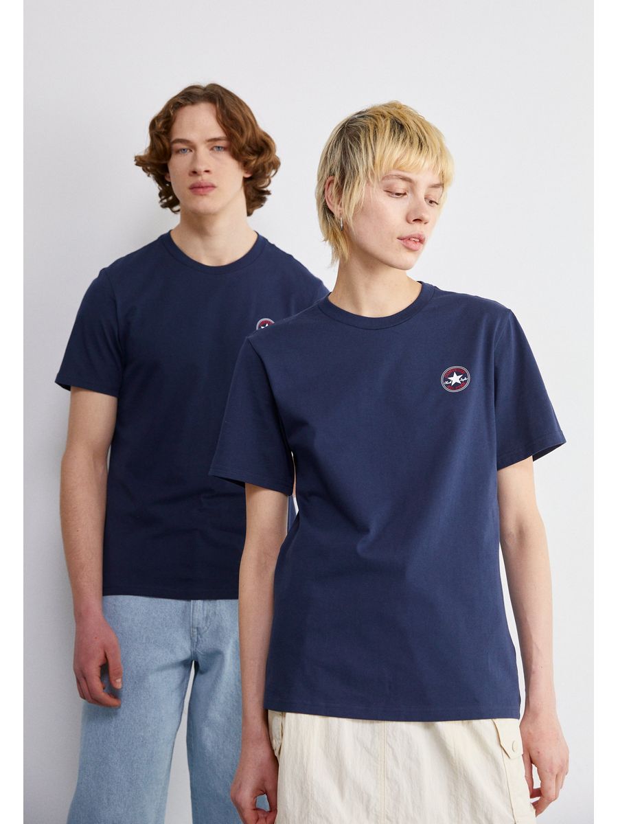 

Футболка унисекс Converse CO421004R синяя 3XL, Синий, CO421004R