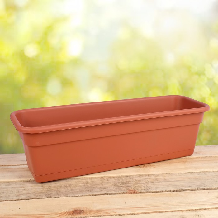 

Балконный ящик Darel plastic 3277418 15 л терракотовый 1 шт., Коричневый, 3277418