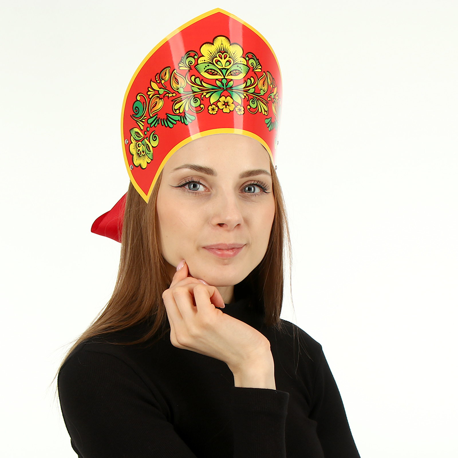

Кокошник Страна Карнавалия Анфиса, Красный, Кокошник