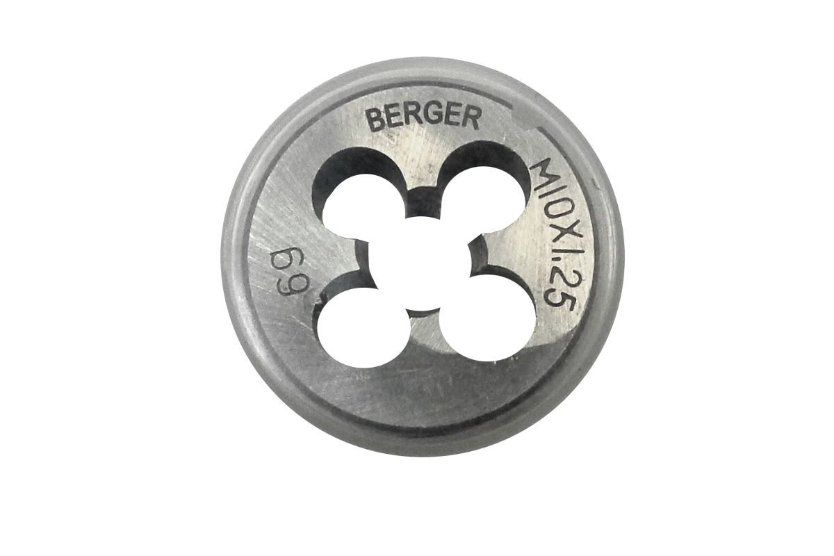 

Метрическая плашка BERGER BG1010 М12х1.25 правая, BG1010 М12х1.25 правая