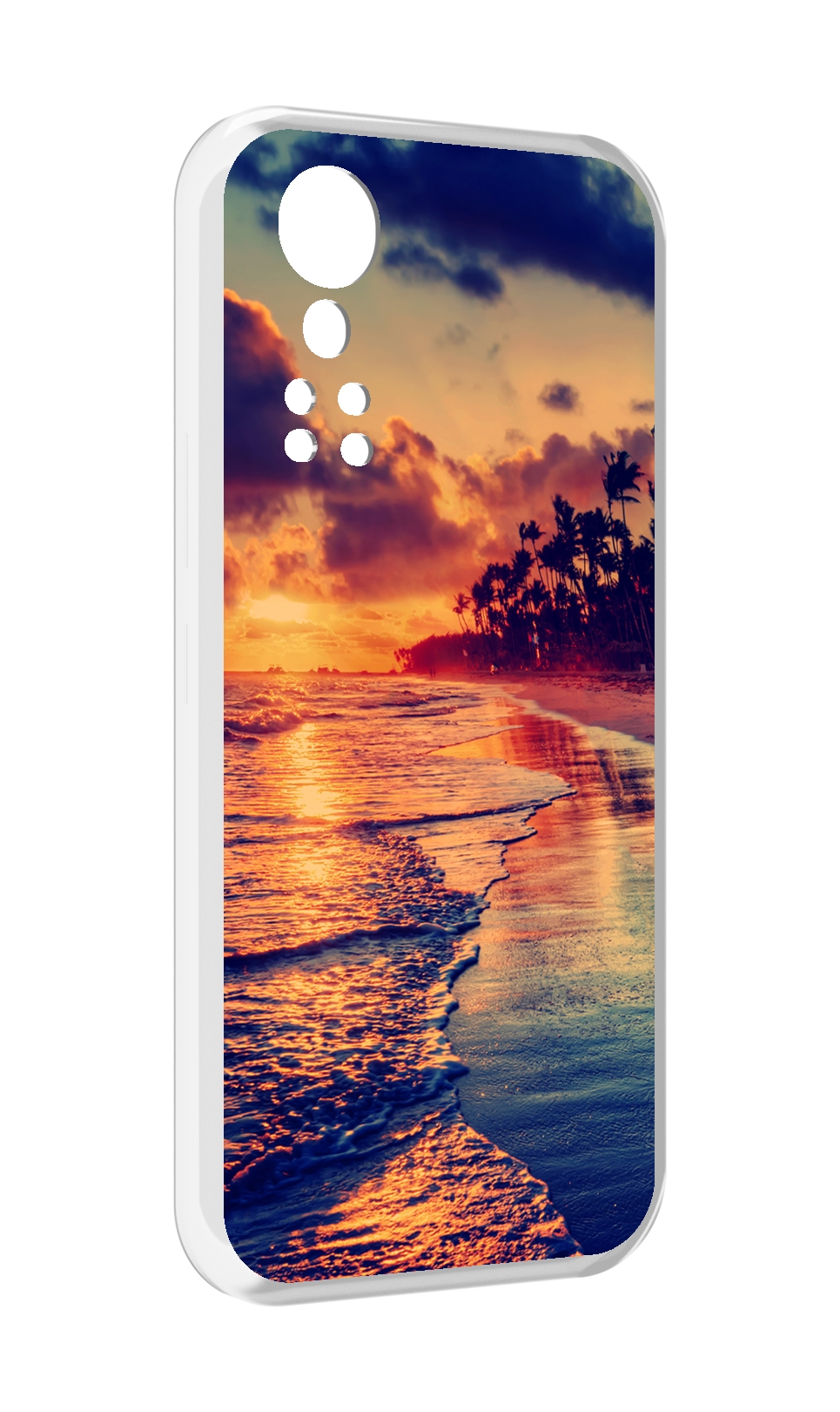 

Чехол MyPads Берег для ZTE Axon 30 5G / Axon 30S, Прозрачный, Tocco