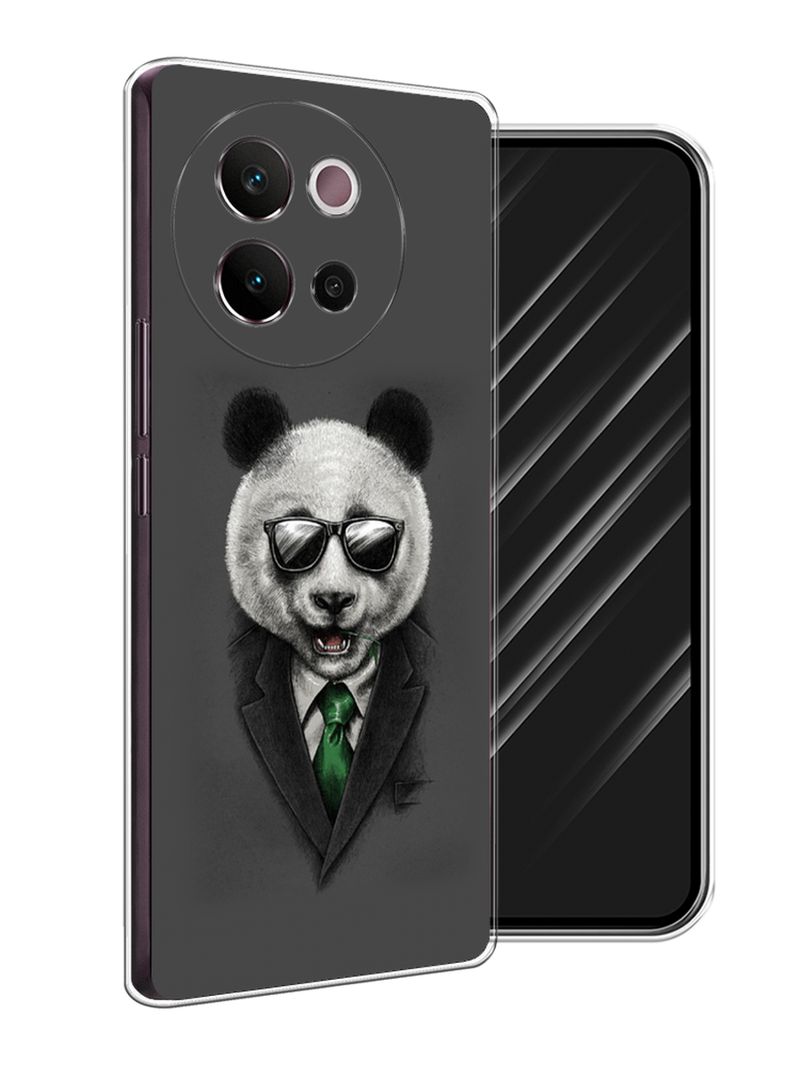 

Чехол Awog на Vivo V40 Lite 5G "Деловая панда", Серый;зеленый, 2611550-1
