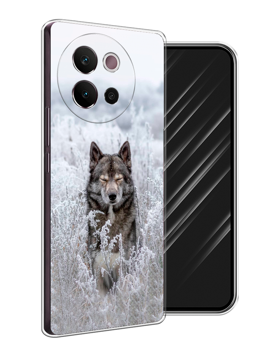 

Чехол Awog на Vivo V40 Lite 5G "Волк в поле", Белый;черный, 2611550-1