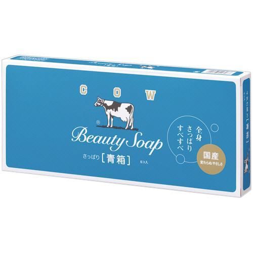 Мыло Cow Beauty Soap молочное освежающее с прохладным ароматом жасмина кусок 85 г х 6 шт