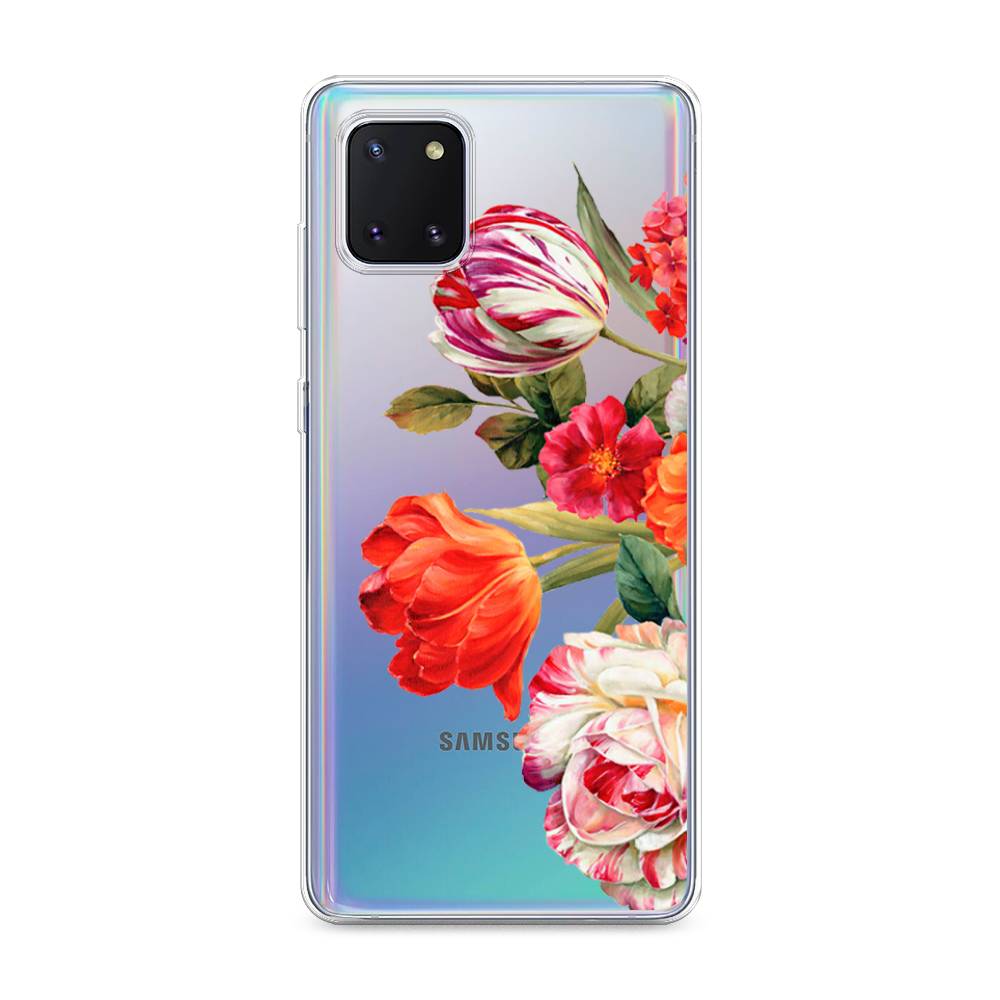 

Чехол Awog на Samsung Galaxy Note 10 Lite "Весенний букет", Разноцветный, 29150-8