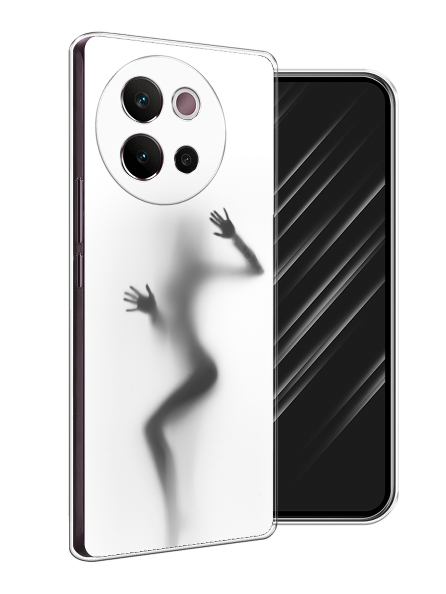 

Чехол Awog на Vivo V40 Lite 5G "Девушка в душе", Серый;белый;черный, 2611550-1