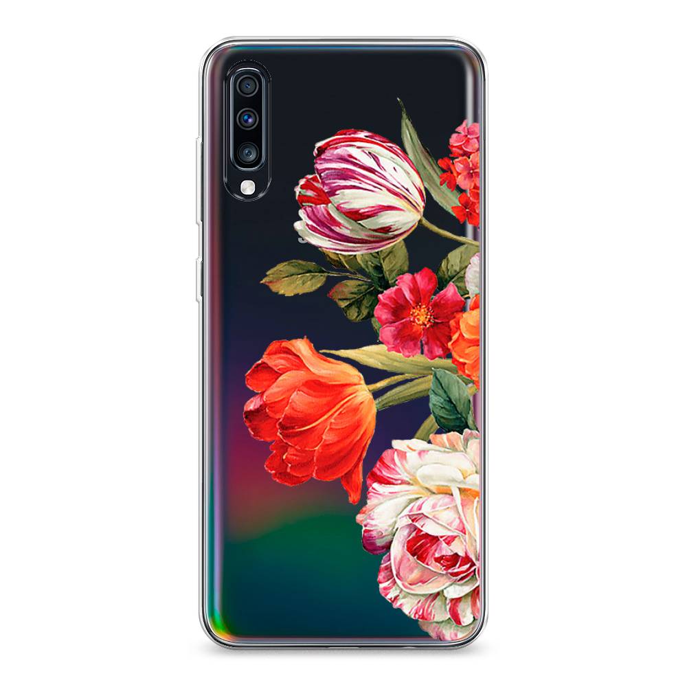 

Чехол Awog на Samsung Galaxy A70 "Весенний букет", Разноцветный, 28150-8