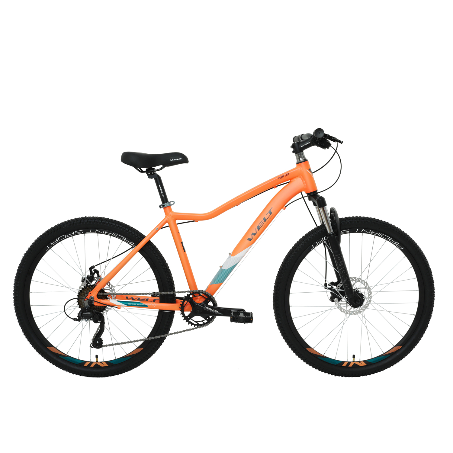 

Велосипед Welt Floxy 1.0 D 26 2024 15" fusion coral, Розовый