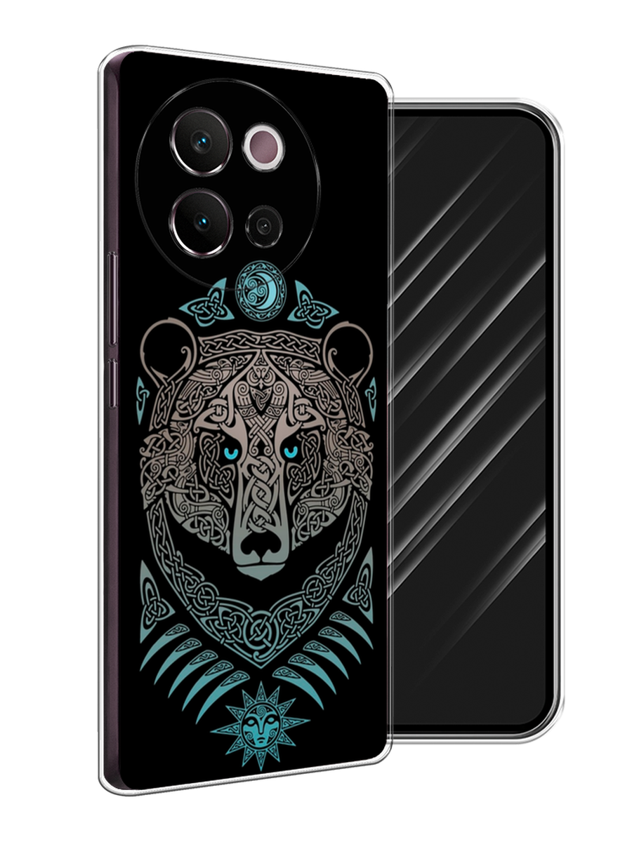 

Чехол Awog на Vivo V40 Lite 5G "Кельтский медведь", Черный;серый, 2611550-1