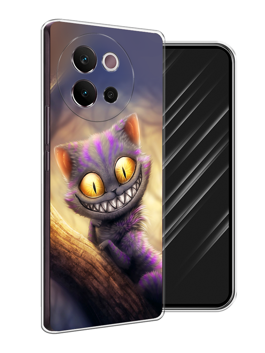 

Чехол Awog на Vivo V40 Lite 5G "Cheshire Cat", Фиолетовый;желтый, 2611550-1