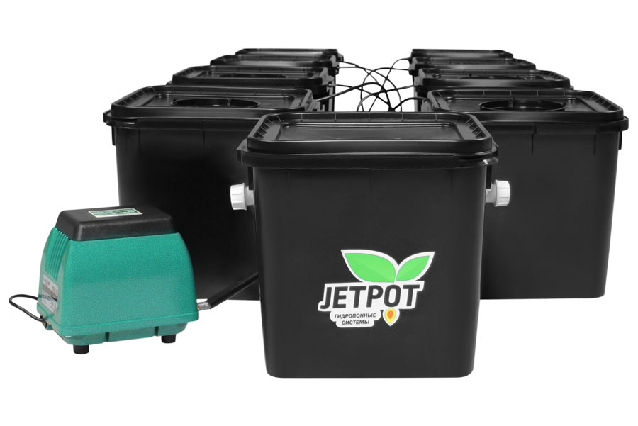 

Гидропонная система JETPOT RDWC 8-2SQ PRO