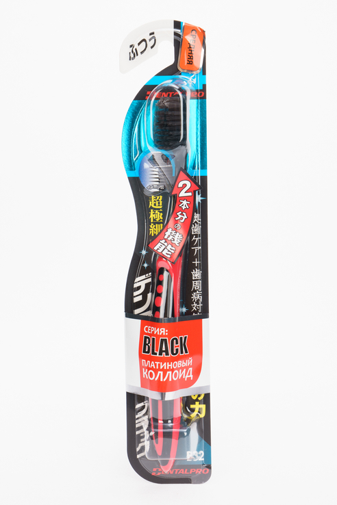 

DENTALPRO Зубная щетка многоуровневая Black Ultra Slim Plus (средней жесткости), Зубная щетка многоуровневая Black Ultra Slim Plus (средней жесткости)