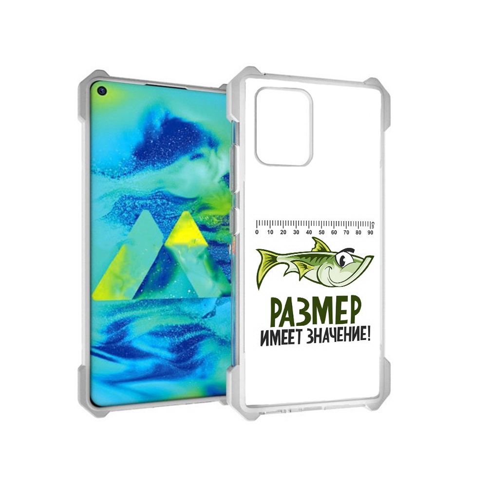 

Чехол MyPads Tocco для Samsung Galaxy S10 Lite размер не имеет значения (PT143840.502.569), Прозрачный, Tocco