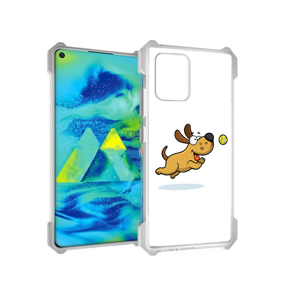 

Чехол MyPads Tocco для Samsung Galaxy S10 Lite пёсик (PT143840.502.563), Прозрачный, Tocco