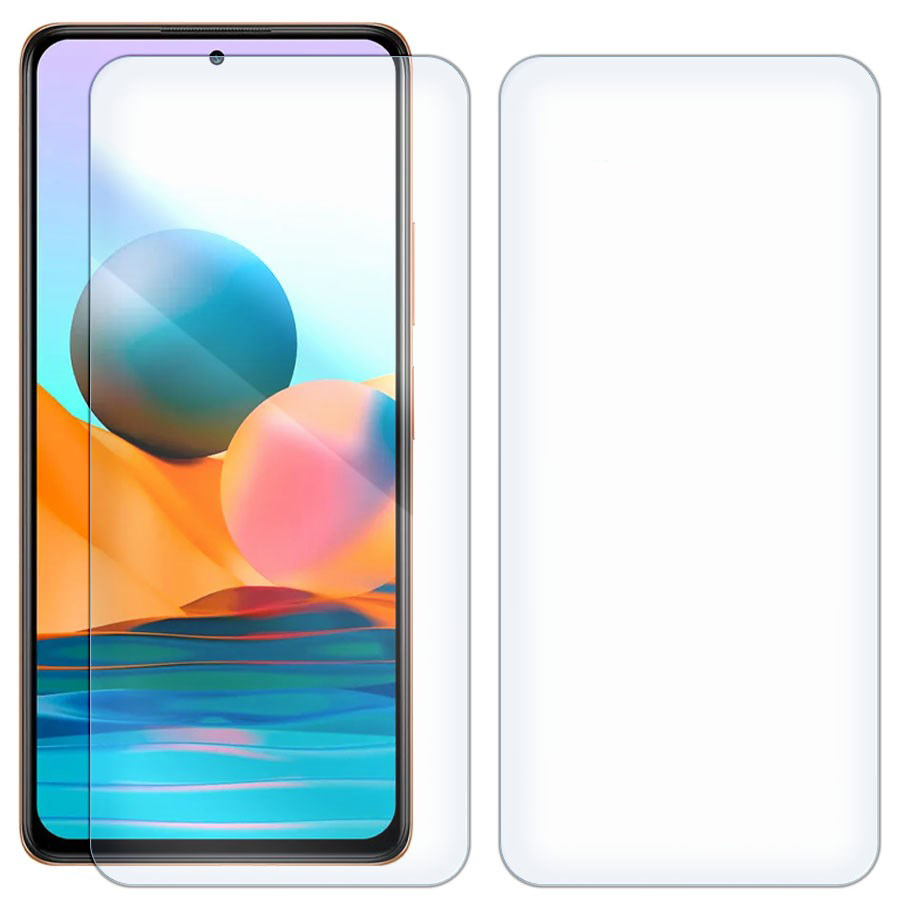 

Комплект из 2-x защитных гибридных стекол для Xiaomi Redmi Note 10 Pro