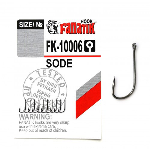 FANATIK Крючок FANATIK FK-10006 SODE (Размер # 4; 10шт )