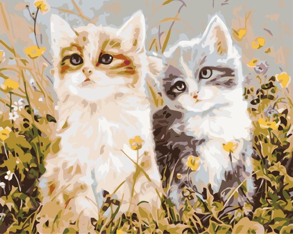 

Картина по номерам Живопись по Номерам Два котёнка, 40x50, Два котёнка