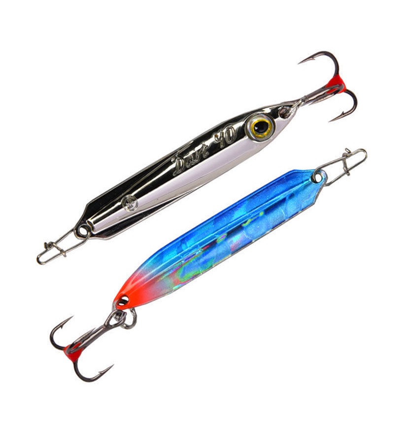 

Блесна для рыбалки вертикальная ECOPRO Dart, 40мм, 3г, C (красный / BIB), Серебристый;красный;голубой, Dart