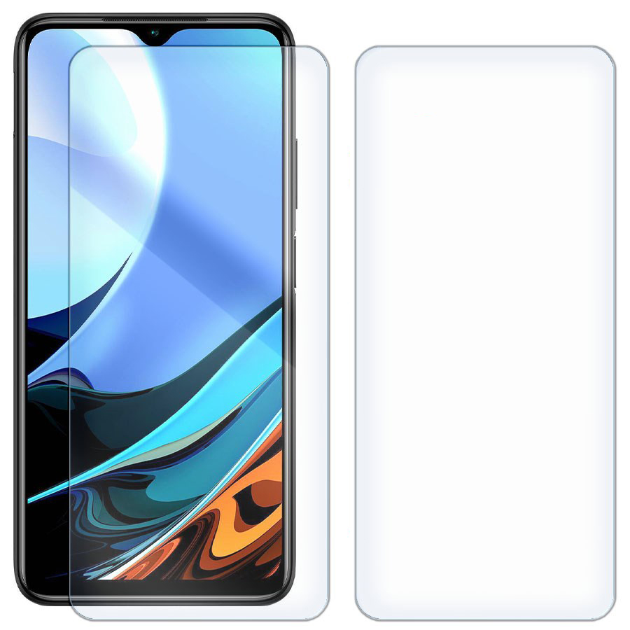

Комплект из 2-x защитных гибридных стекол для Xiaomi Redmi 9 / Redmi 9T