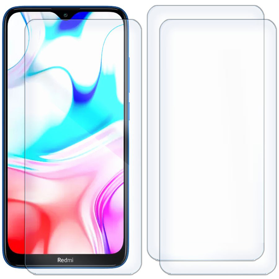 

Комплект из 3-x защитных гибридных стекол для Xiaomi Redmi 8A
