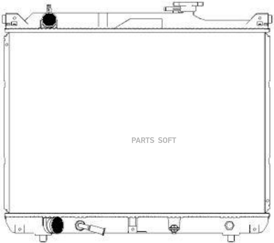 

Радиатор suzuki grand vitara xl7 01-05 34311003