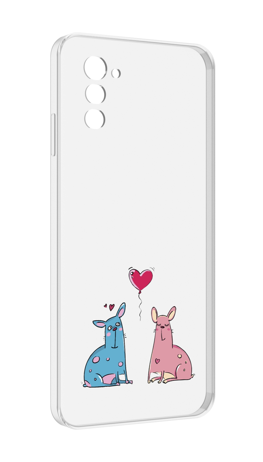 

Чехол MyPads Лама любовь для UleFone Note 12 / Note 12P, Прозрачный, Tocco
