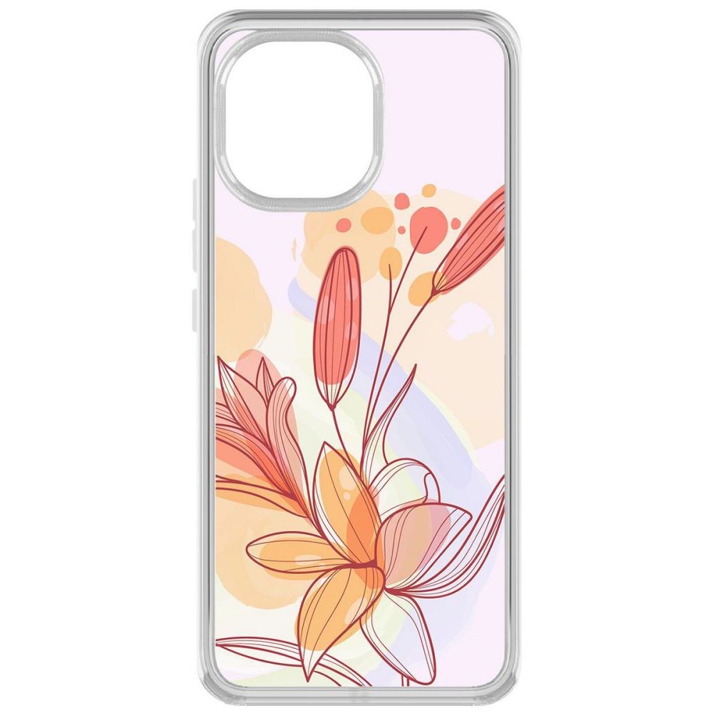 

Чехол-накладка Krutoff Clear Case Фантазия для Xiaomi Mi 11, Прозрачный