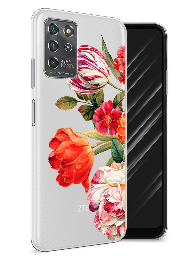 

Чехол Awog на ZTE Blade V30 Vita / ЗТЕ Блэйд V30 Vita "Весенний букет", Разноцветный, 135050-8