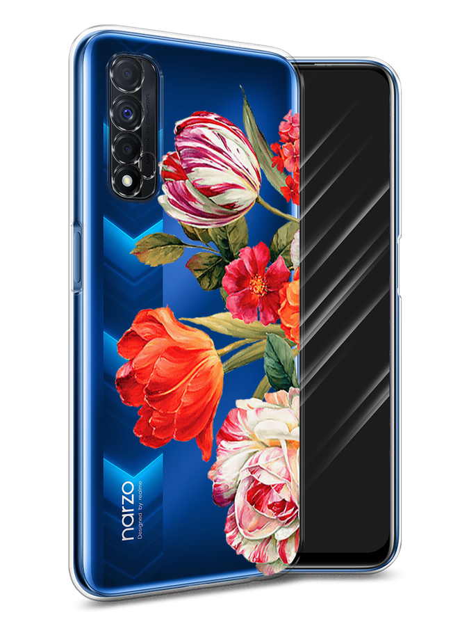 

Чехол Awog на Realme 7 "Весенний букет", Разноцветный, 254150-8