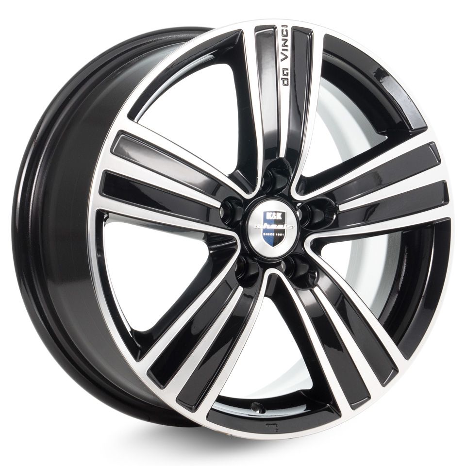 

Колесный диск K&K да Винчи оригинал (КС608) (BA) 6.5xR16 ET40 5*114.3 D66.1, Черный;серебристый