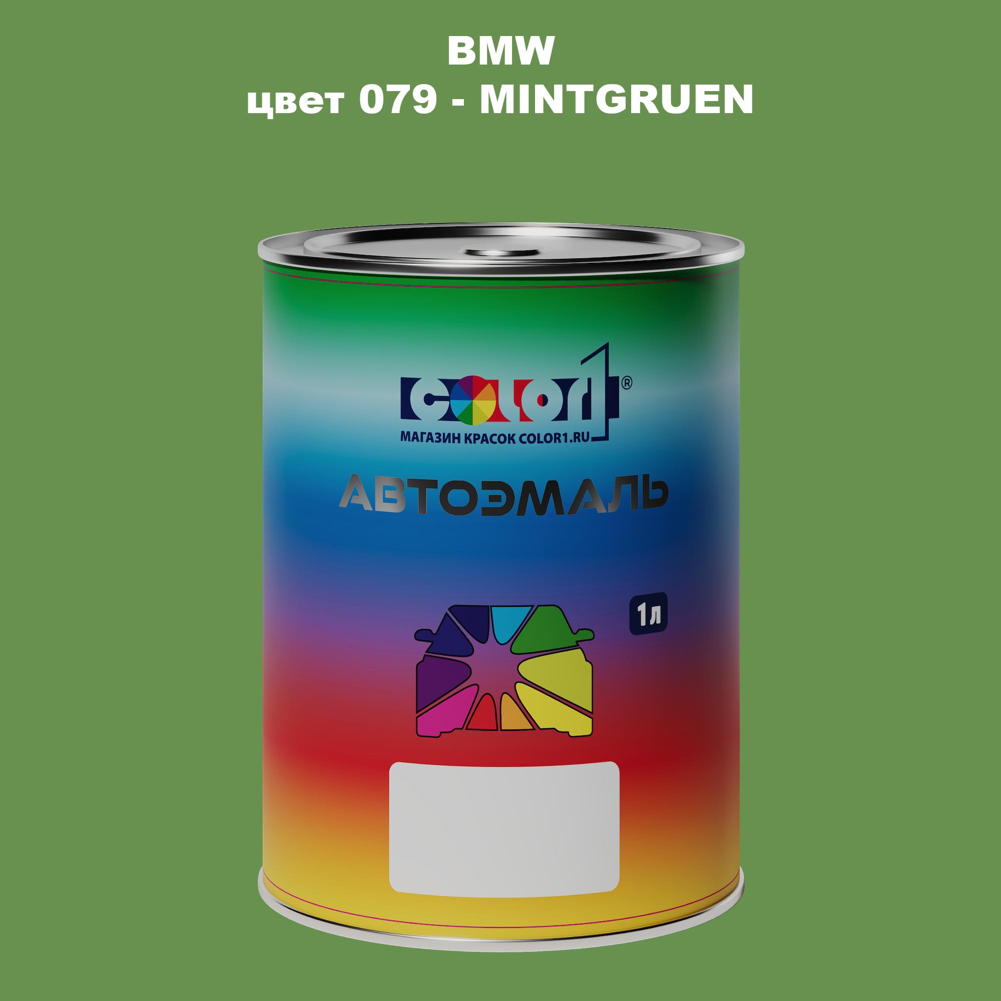 Автомобильная краска COLOR1 для BMW, цвет 079 - MINTGRUEN