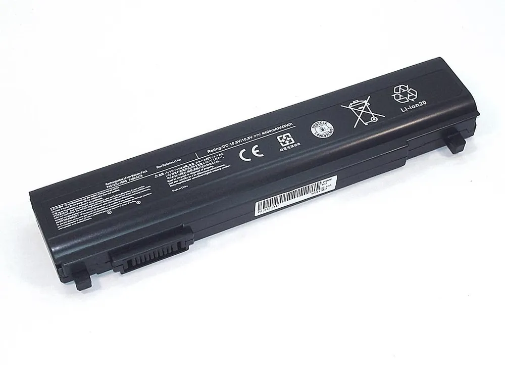 

Аккумуляторная батарея для ноутбука Toshiba Portege R30 PABAS277 10.8V 4400mAh OEM черная, PABAS277 10.8V 4400mAh OEM черная