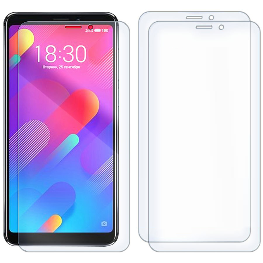

Комплект из 3-x защитных гибридных стекол для Meizu M8