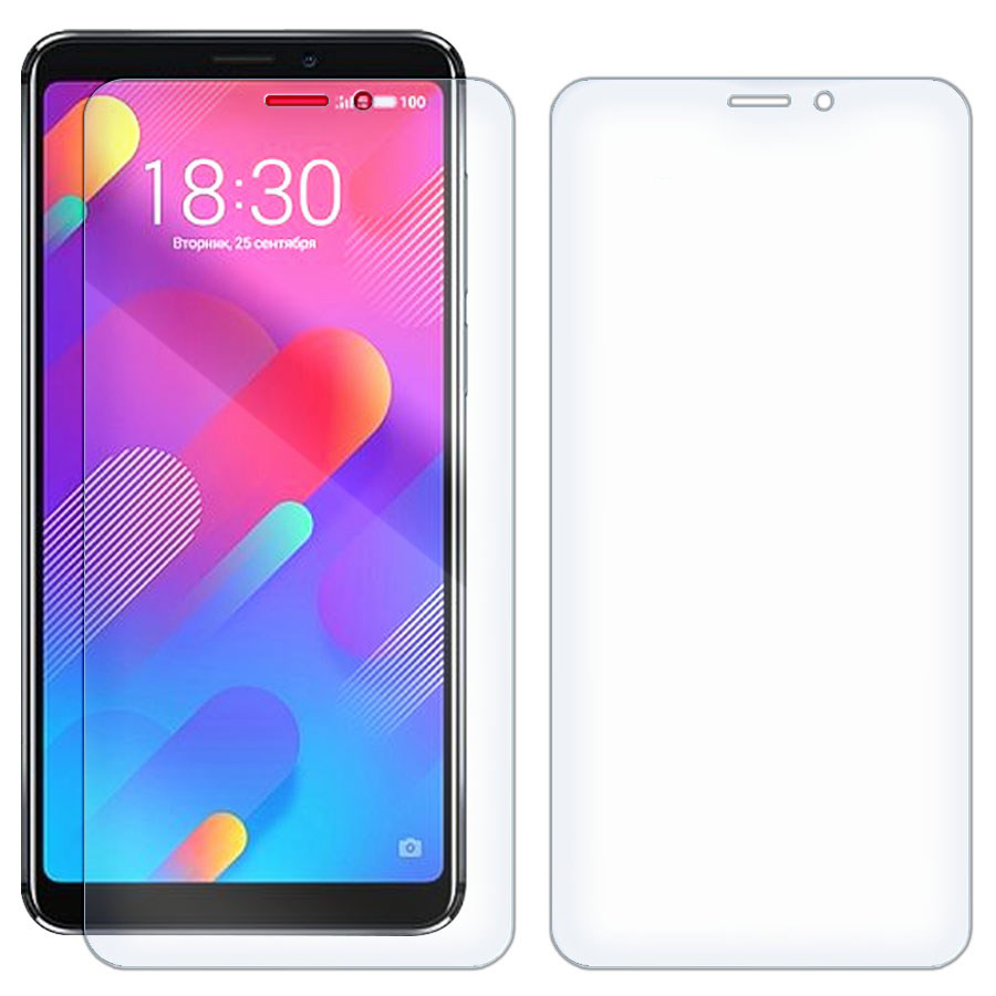 

Комплект из 2-x защитных гибридных стекол для Meizu M8