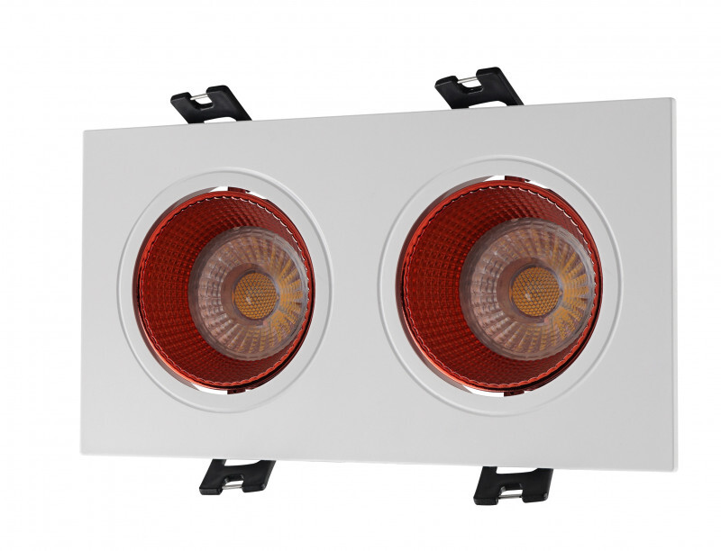 

Встраиваемый светильник Denkirs DK3072-WH+RD, 654406