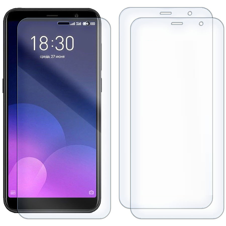 

Комплект из 3-x защитных гибридных стекол для Meizu M6t