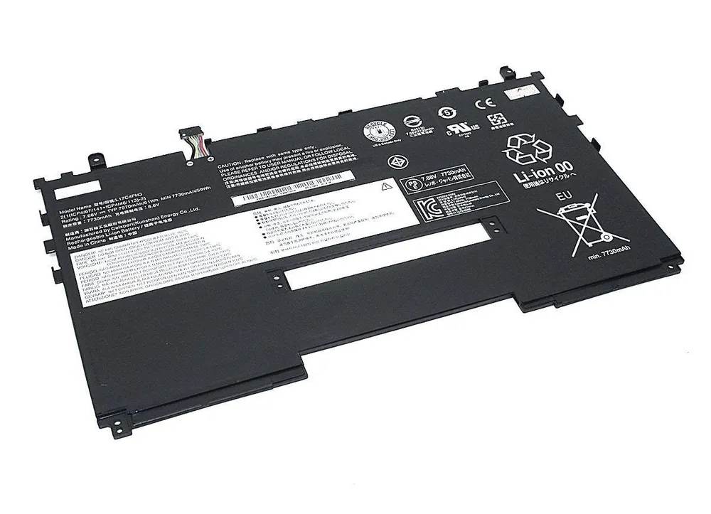 

Аккумуляторная батарея для ноутбука Lenovo Yoga C630 L17S4PH3 7,68V 7820mAh, L17S4PH3 7,68V 7820mAh