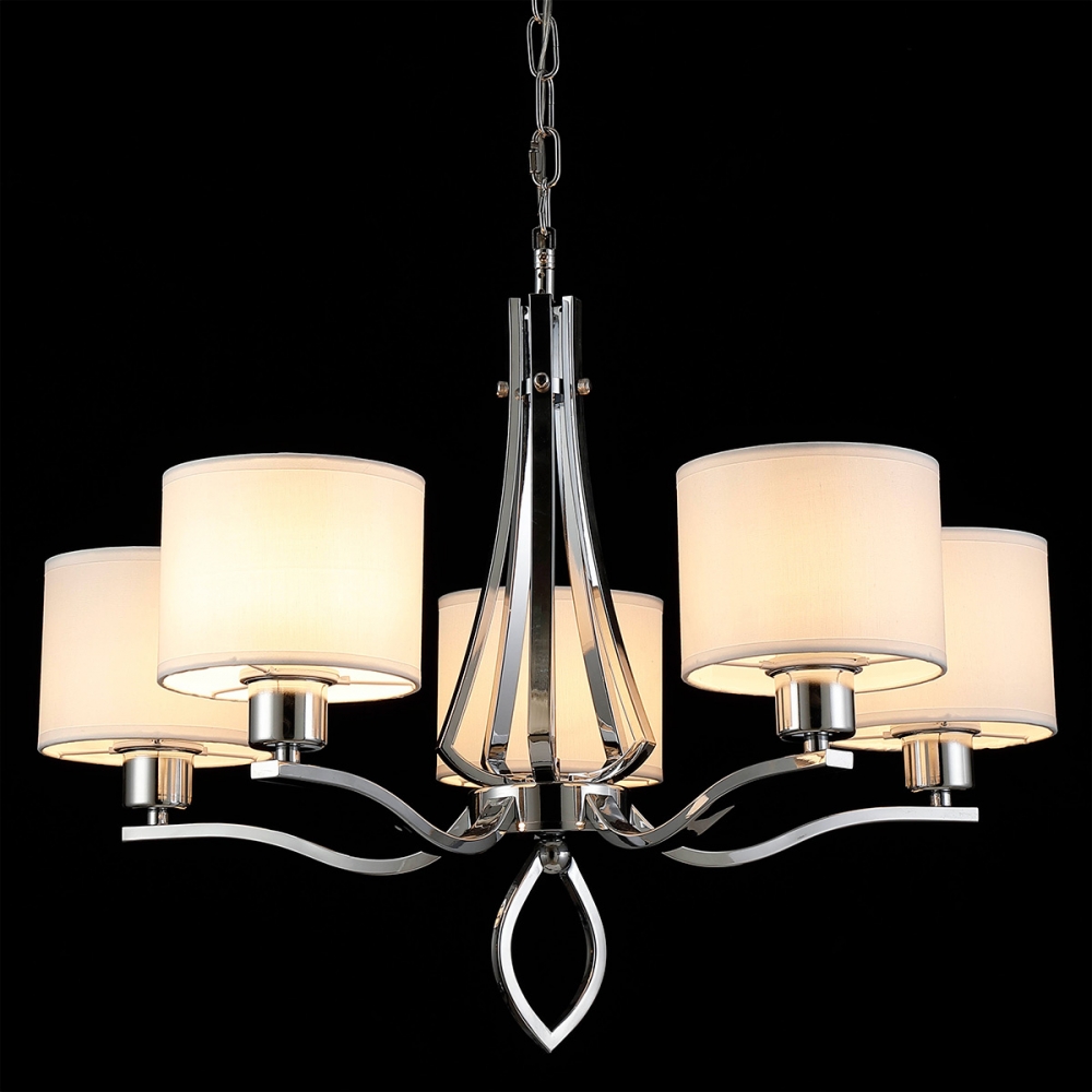 

Люстра потолочная ILLUMICO E27 IL1802-5P-17 CR 1424514 392436