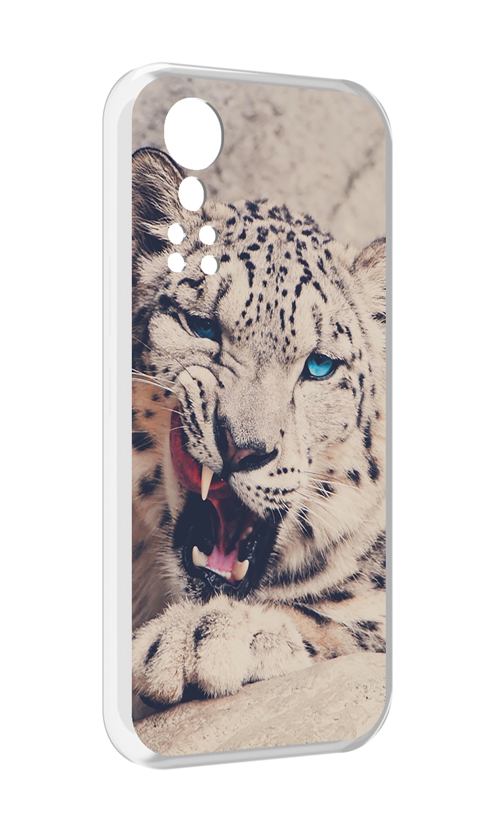 

Чехол MyPads Барсюня для ZTE Axon 30 5G / Axon 30S, Прозрачный, Tocco