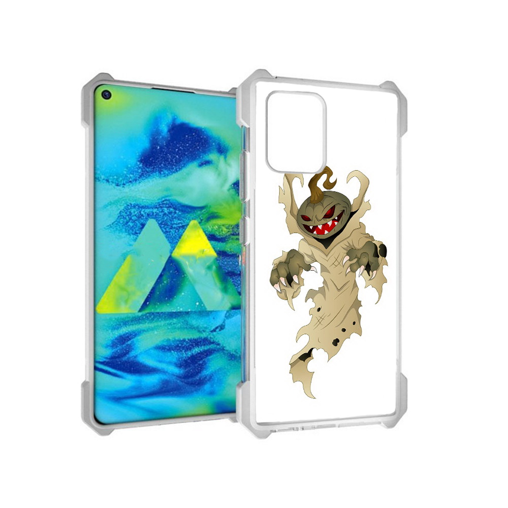 

Чехол MyPads Tocco для Samsung Galaxy S10 Lite призрак хэллоуина (PT143840.502.555), Прозрачный, Tocco